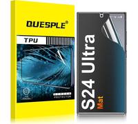 [2 Pieces] Matte Screen Protectors For Samsung Galaxy S24 Ultra,Anti-Fingerprint,Anti-Glare Matte Tpu Screen Protector,Bubble-Free,Compatible With Fingerprint Reader