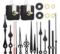 2 Pièces Mécanisme d'Horloge Mécanisme de Mouvement d'Horloge Pile Silencieux Murale Systeme Horloge Aiguilles Mecanisme Pendule