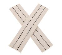 2 Pièces Mèche Plate en Coton pour Lampe à Huile, Feu A Petrole A | Mèches de Rechange pour Lampes à Huile, Longueur 9,8 Pouces, Largeur 2 Pouces, Blanc