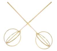 2 Pièces Mélangeur à Boue en Acier pour Perceuse, Alliage | Outil Rotatif Multifonction, Tige Hexagonale, pour Enduit et Boue Chimique, Usage Atelier