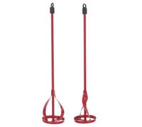 2 Pièces Mélangeur de Peinture pour Perceuse 15,75 Pouces, Acier | Fixation Rapide sur Perceuses Standard, Baguette de Mélange pour Enduit et Ciment, Usage Maison et Plaques