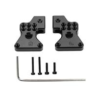 2 pièces, métal, alliage d'aluminium, tourelles d'amortisseurs arrière, pour Axial SCX24, 1/24 RC Auto, pièces de mise à niveau, noir