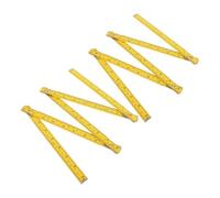 2 Pièces Mètre Pliant en Bois Double Face 1m, Règle de Mesure