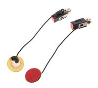 2 Pièces Micro Piézo Auto-adhésif 6 Pouces Capteur D’instrument | Métal et Plastique, Format Portable Léger, pour Guitare Acoustique et Ukulélé, Scènes Variées et Live