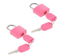 2 Pièces Mini Cadenas en Laiton 20mm à Clé pour Valise et Casier