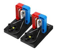 2 Pièces Mini Générateur Manuel à Manivelle en Plastique | Kit Scientifique Portable, Apprentissage Stem en Classe, pour Indicateurs LED et Petites Charges