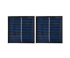 2 pièces Mini panneau solaire Portable cellule encapsulée époxy Flexible bricolage utilisation 0.7W 5V 0-140mA