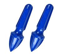 2 Pièces Mini Presse-agrumes Portable Bleu en Abs, Pressage Facile | Réutilisable, Compact et Peu Encombrant, pour Voyages et Matins Pressés, Ustensile Pratique