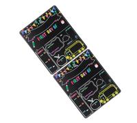 2 Pièces Mini Tableau Noir Double Face en Bois, Réutilisable | Deux Surfaces Écrites, Facile à Effacer, Photo Souvenir, Format Rectangulaire Noir, pour Enseignants et Garçon Fille