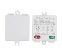 2 Pièces Mini Transformateurs LED 12V 12W, Driver 230V vers 12V DC IP67 Étanche, Alimentation Compacte Sans Charge Minimale, Pour Rubans, Ampoules G4, MR11, MR16, Éclairage Intérieur