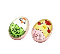 2 Pièces Minuteur Cuisson des Oeufs, Egg Timer, Minuteur d'oeufs en Résine, pour Cuisiner(Deux Couleurs)