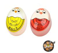 2 Pièces Minuteur Oeuf, Minuterie à Oeufs Réutilisable Minuteur D'oeufs en Résine Egg Timer Couleur Changeante Oeuf Minuteur pour Cuisine et la Maison Restaurant Cuisiner