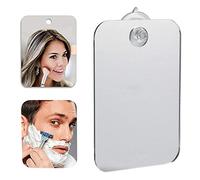 2 Pièces Miroir De Rasage Anti-Buée Pour Salle De Bains Et Douche - Miroir De Voyage Avec Ventouse - Mural
