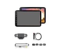 2 Pièces Mise À Niveau du Moniteur D'appui-tête De Voiture IPS TV Display sans Fil Auto for Lecteur Vidéo D'écran Siège Arrière Installation Facile pour Les Voyages(2pcs Half Fit Screen)