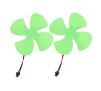 2 Pièces Modèle de Pales de Générateur Éolien Compact en Métal