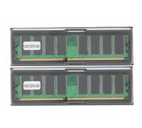2 pièces module de mémoire ordinateur de bureau double face 16 grains DDR 1 Go 400 MHz PC-3200