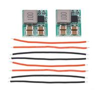 2 pièces Module de transformateur de puissance 2-8S Accessoires avec carte de convertisseur step-down RC Fonctionnement sûr en dessous de la tension d'entrée de 26 V et module d'alimentation de sortie