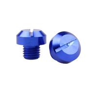 2 Pièces Moto CNC Aluminium M10 X 1.25 Rétroviseur Trou Vis Support Retroviseur