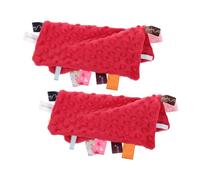 2 Pièces mouchoir doudou serviette pour changer les couches jouets en peluche accesoire bebe - Serviette serviettes de serviette apaisante peluche courte ibasenice