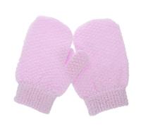 2 Pièces Moufle Exfoliante Bain, Réutilisable, Tissu Éponge Givré | Nettoyage Doux Peau, Accessoire de Léger et Confortable, Usage Quotidien, Format Unique