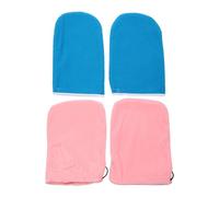 2 Pièces Moufles de Soin des Mains à Paraffine, Chauffe-cire Bleu