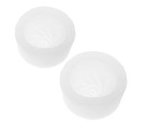 2 Pièces Moule à Baozi en Silicone Blanc pour Vapeur, Four Cuisine