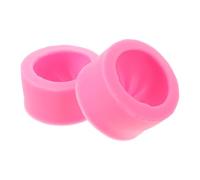 2 Pièces Moule à Baozi en Silicone Rose, Compact et Empilable | Surface Lisse sans Joint, Usage au Cuiseur Vapeur, Four ou Réfrigérateur, Réduit la Casse des Pâtes