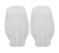 2 Pièces Moule à Bougie Blanc Casse-noisette en Silicone pour Noël | Détails Précis, Démoulage Facile, Usage Fête et Atelier, Forme Soldat Décoratif, 13,5x8,5cm