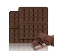 2 Pièces Moule à Chocolat en Silicone Profond, Nouveau Modèle 2025 Moule en Silicone Barre de Chocolat Profond, Moule à Chocolat Multifonctionnel Deep Dubai pour DIY