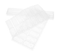 2 Pièces Moule à Dominos en Silicone, Support Blanc | Organisateur Multifonction pour Petites Pièces, Usage Atelier Créatif, Collection de Jeux, Fabrication Présent