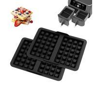 2 Pièces Moule à Gaufres pour Ninja, Nouvel Insert à Gaufres en Silicone 2025, Insert à Gaufres Empilable pour Friteuse à Air Chaud Ninja Af300eu, Af400eu, Af451eu, Sl400eu et Af500de
