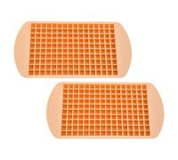 2 Pièces Moule à Glaçons 160 Cases, Mini Cube Empilable | Format Maison, Démoulage Facile, Fond Épais, pour Boissons Fraîches et Aliments Bébé, Usage DIY
