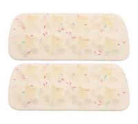 2 Pièces Moule à Glaçons en Silicone Étoile 3d, 8 Cavités, Coloré | Forme Étoilée 3d, Silicone Flexible, Refroidissement Rapide, pour Whisky, Cocktails, Gelées et Mocktails