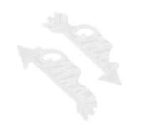 2 Pièces Moule à Lettres et Femme en Silicone | Blanc, Séparations Faciles et Usage Réutilisable, pour Décoration de Mariage et Porte-messages