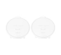 2 Pièces Moule à Masque Facial DIY en Abs Blanc pour D’algues | Plateau Rigide Réutilisable, Contrôle des Ingrédients Qualité, Accessoires pour Soins et Maquillage