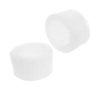 2 Pièces Moule à Petits Pains Baozi en Silicone Blanc | Libération Facile, Structure Compacte Empilable, Surface Lisse sans Joint, Usage pour Vapeur et Four