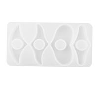 2 Pièces Moule à Signet Silicone Moule Diy pour Page Époxy Flexible Durable pour Artisanat Personnalisées