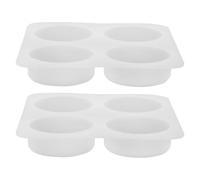 2 Pièces Moule à Tranche de Citron, 4 Cavités Réalistes | Silicone Alimentaire, Finition Lisse et Détails Fruités, pour Chocolat, Fondant, Biscuit, Savonnette