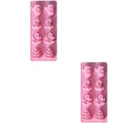 2 Pièces Moule en Silicone Cloche de Noël Réutilisable pour Savonnette et | Qualité Alimentaire, Usage Congélateur de 40 à 230 Degrés, Nettoyage Facile, pour Créateurs et Gourmands Couleur Aléatoire
