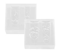 2 Pièces Moule en Silicone Sculpté, Fleurs 3d | Surface Lisse sans Bavures, Antiadhésif, pour Argile et Pointes, Atelier Créatif, Usage Précis