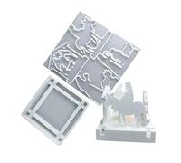 2 pièces moule en silicone thème de prière résine décors faits à la main faisant des moules moules d ' art uniques texture en silicone pour bougie et savon moule de fabrication de savon