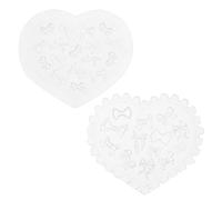 2 Pièces Moule Silicone pour Ongles 3d Motif Nœud