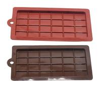 2 Pièces Moules À Chocolat En Silicone, Moule Rectangulaire Non Adhésif, Moules À Barres De Chocolat Profonds, Moules De Cuisson Réutilisables Pour Bonbons, Gelées, Glaçons