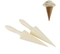 2 pièces moules à cornet de crème glacée, moules en corne de crème en plastique réutilisables, moules à cornet de crème glacée, moule à cornet de crème glacée rouleau de cône pour