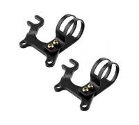 2 Pieces Mount for Rear Brake, Disc Brake Bracket, Bike Brake Bracket, Disc Brake Adapter, Durable Adjustable Steel Clamp Frame Adaptor for Bmx, , Mou