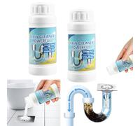 2 Pièces Mousse nettoyante pour Canalisations 100g,Nouveau Nettoyant pour Cuvette de Toilette 2025,Nettoyant WC Extra Fort,Convient pour les Toilettes Bouchées et les Tuyaux D'évacuation