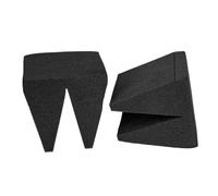 2 Pièces Mousses Acoustiques Pyramides Noires, Murs et Plafonds | Réflexions, Design Créatif, Usage en Salle de Jeu et Piano, pour Musiciens et Joueurs