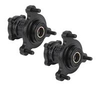 2 Pièces Moyeu De Roue De Kart VTT Moyeux De Jante De Roue De Frein Avant, Moyeu De Roue De 17 Mm 20 Mm Avec 3 Boulons De Roulement Pour Vélo De Kart 110 Cc 125 Cc ATV Quad Go Kart