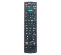 【2 Pieces】 N2QAYB000487 N2QAYB000239 Télécommande remplacée Convient pour Panasonic TV TX-P37X20B TX-P37X20E TX-P37X20L TX-P37X25E TX-P37X25ES TX-P42C2B TX-P42C2E TX-P42C2L TX-P42C3 TX-P42C3B