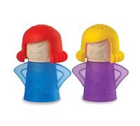 2 Pièces Nettoyeur à Micro-Ondes, Angry Mama Nettoyeur à Vapeur Micro-Ondes, Nettoyeur à Vapeur pour Cuisine Maison Micro-Ondes Bureau Outil de Nettoyage de Cuisine